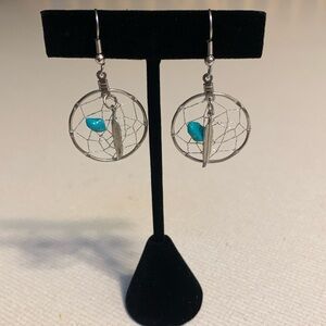 - Dreamcatcher Pierced Earrings